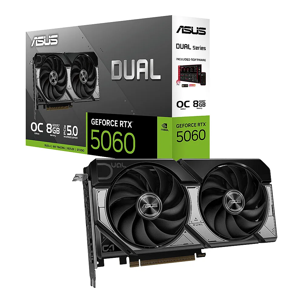 ASUS DUAL GEFORCE RTX 5060 8GB GDDR7 OC EDITION
